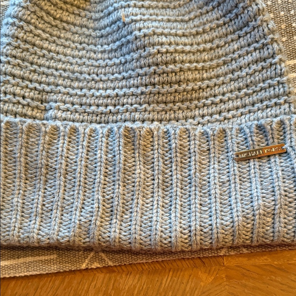 Michael Kors Soft Gray Knit Hat